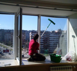 Мытье окон в однокомнатной квартире Тарко-Сале